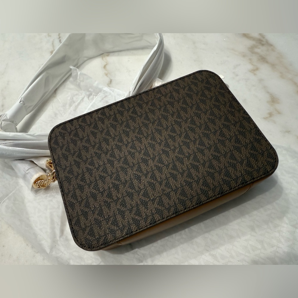 Michael Kors Signature Brown Crossbody Bag - Picture 10 of 16